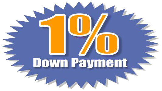 Home Loans with only 1% down payment